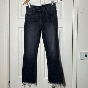 MOTHER The Insider Crop Fray 27